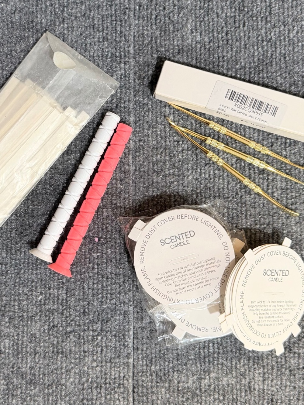 Candle/Soap Craving Tools, Wick Placement Holders, Scent Tester Strips